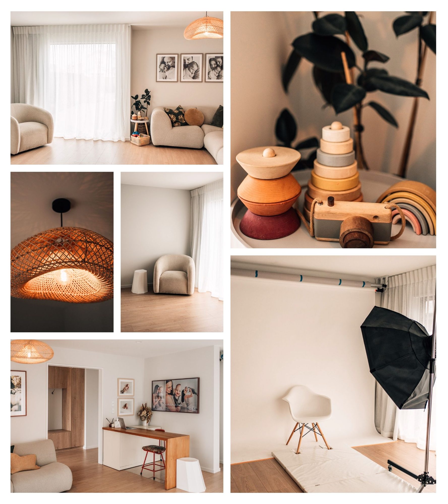 A calm corner of the home studio